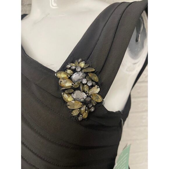 Scarlett Nite Sleeveless Black Sheath Dress Size 8 NWT - Picture 7 of 11